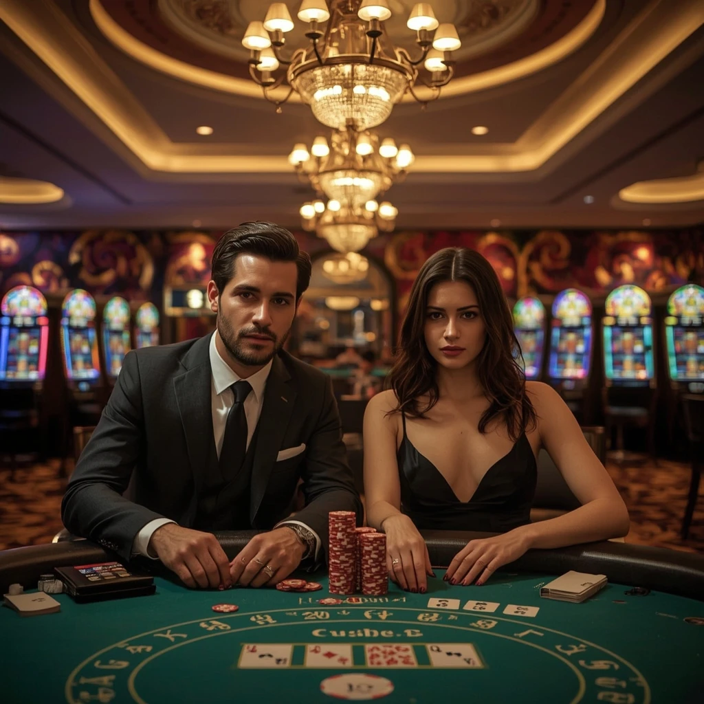 Due giocatori di poker al Casino13 Casino